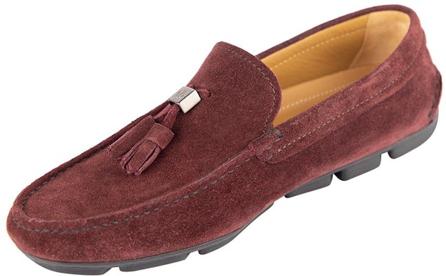 Emporio Armani Suede Slip-On 'Burgundy' X2B072XAT1300040 Lookbook Emporio Armani Suede Slip-On 'Burgundy' X2B072XAT1300040