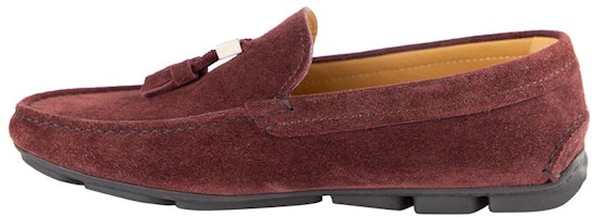 Emporio Armani Suede Slip-On 'Burgundy' X2B072XAT1300040 Emporio Armani Suede Slip-On 'Burgundy' X2B072XAT1300040