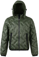 EMPORIO ARMANI Sustainable ARDOR 7 Outdoor Hooded Jacket for Men - Dark Green 6RPB64-PN8MZ-1845 EMPORIO ARMANI Sustainable ARDOR 7 Outdoor Hooded Jacket for Men - Dark Green 6RPB64-PN8MZ-1845
