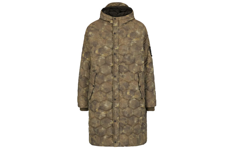 EMPORIO ARMANI Sustainable Camouflage Jacket Coat Green. 6K1LA51-N3HZ1-F535