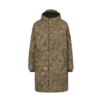 EMPORIO ARMANI Sustainable Camouflage Jacket Coat Green. 6K1LA51-N3HZ1-F535
