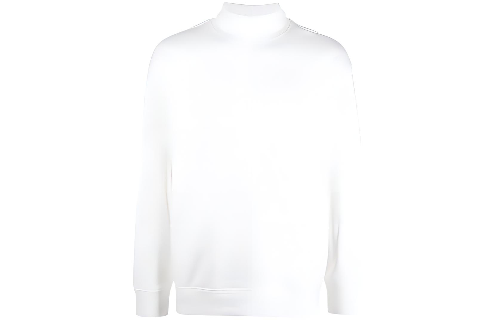 Emporio Armani Sustainable High-Neck Pullover Sweatshirt White ( FW Collection) 6L1M8E-1JSFZ-0101