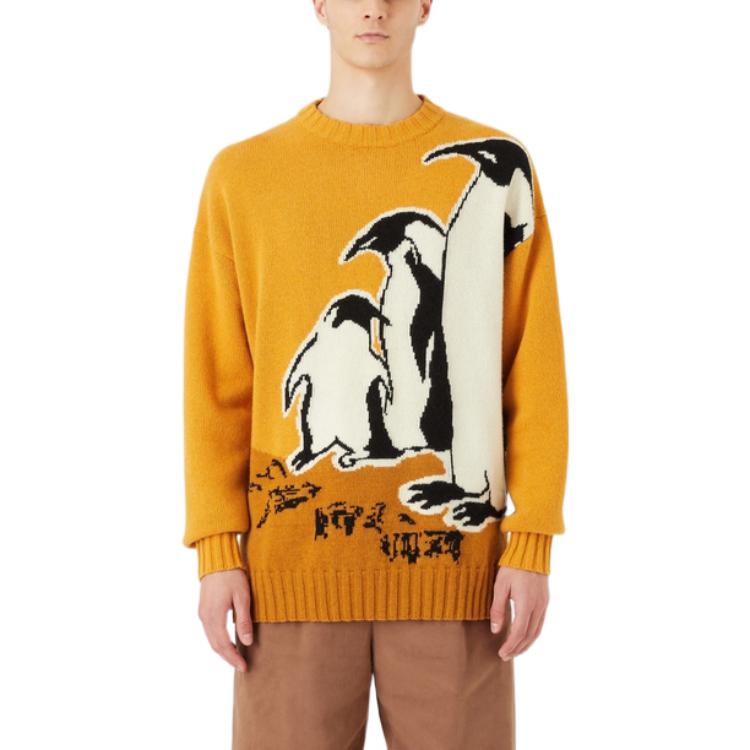 Lookbook エンポリオアルマーニ サステナブル ペンギン ニットセーター イエロー 秋冬モデル 6L1MZA-1M5FZ-F203