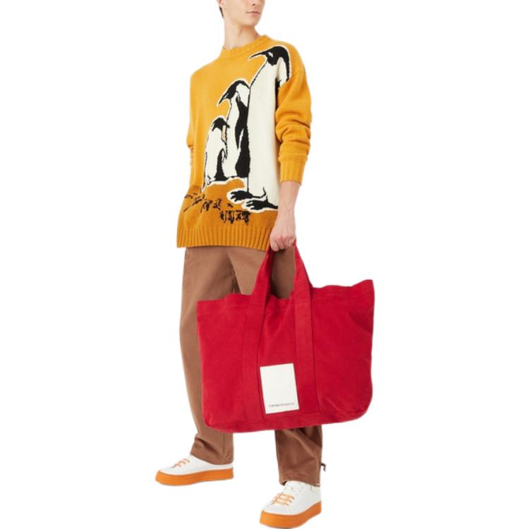 Purchase エンポリオアルマーニ サステナブル ペンギン ニットセーター イエロー 秋冬モデル 6L1MZA-1M5FZ-F203