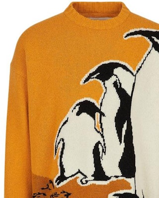 エンポリオアルマーニ サステナブル ペンギン ニットセーター イエロー 秋冬モデル 6L1MZA-1M5FZ-F203 Details for エンポリオアルマーニ サステナブル ペンギン ニットセーター イエロー 秋冬モデル 6L1MZA-1M5FZ-F203