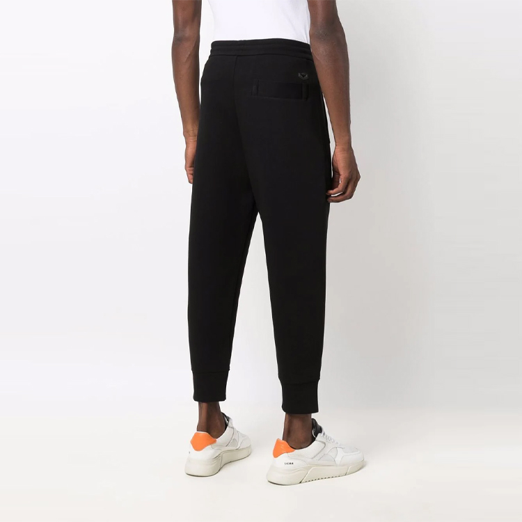 Purchase Emporio Armani Tapered Knit Joggers Black FW21 8N1P92-1JHSZ-0999