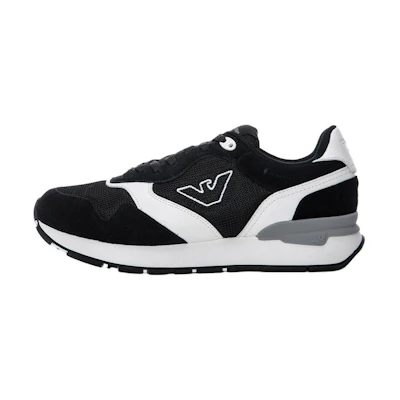 Emporio Armani Thick Sole CMFT Low 'Black Leather'