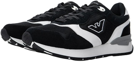 EMPORIO ARMANI阿瑪尼 二層牛皮 厚底運動舒適 低幫 生活休閒鞋 男款 黑色 Order EMPORIO ARMANI阿瑪尼 二層牛皮 厚底運動舒適 低幫 生活休閒鞋 男款 黑色