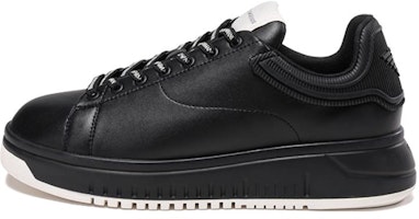 Emporio Armani Thick Sole Fashion Sneaker 'Black' X4X264XN001K001 Emporio Armani Thick Sole Fashion Sneaker 'Black' X4X264XN001K001