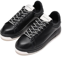 EMPORIO ARMANI阿瑪尼 系帶厚底 時尚板鞋 男款 黑色 Lookbook EMPORIO ARMANI阿瑪尼 系帶厚底 時尚板鞋 男款 黑色