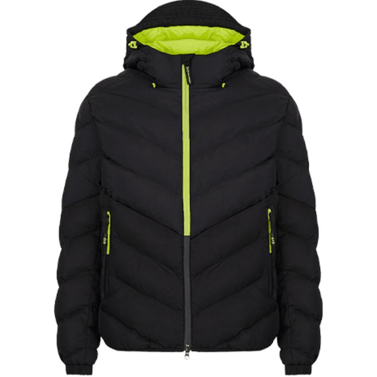 EMPORIO ARMANI Velour Cotton Jacket FW21 Black. 6KPB12-PN8NZ-1200