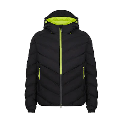 EMPORIO ARMANI Velour Cotton Jacket FW21 Black. 6KPB12-PN8NZ-1200