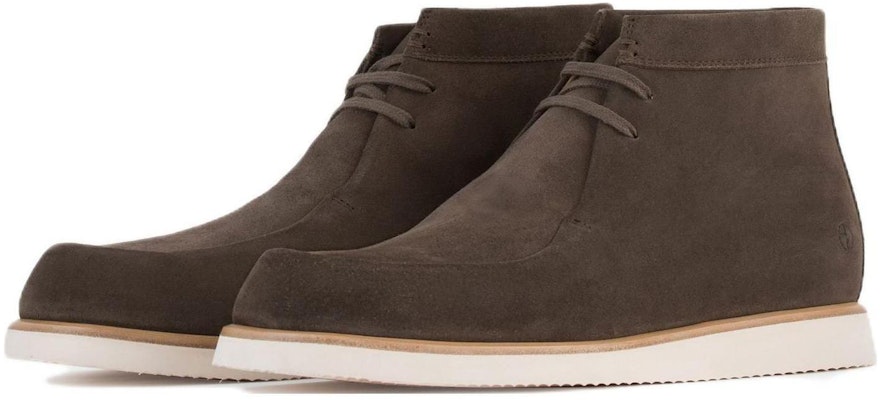 Emporio Armani 天鹅绒圆头系带时尚短靴 '棕色' X2M339XAT13100442 Lookbook Emporio Armani 天鹅绒圆头系带时尚短靴 '棕色' X2M339XAT13100442