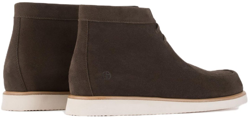 Emporio Armani 天鹅绒圆头系带时尚短靴 '棕色' X2M339XAT13100442 Purchase Emporio Armani 天鹅绒圆头系带时尚短靴 '棕色' X2M339XAT13100442