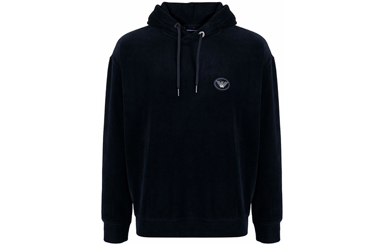Emporio Armani Velvet Hoodie - Blue 6K1M89-1JDPZ-0920