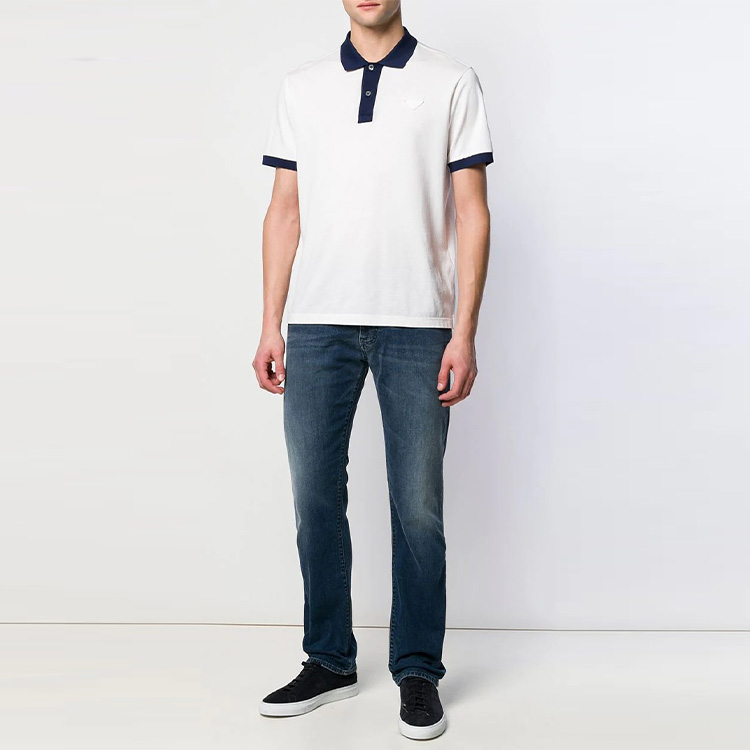 EMPORIO ARMANI Washed Distressed Blue Denim Jeans. 8N1J45-1D19Z-0942 圖 3