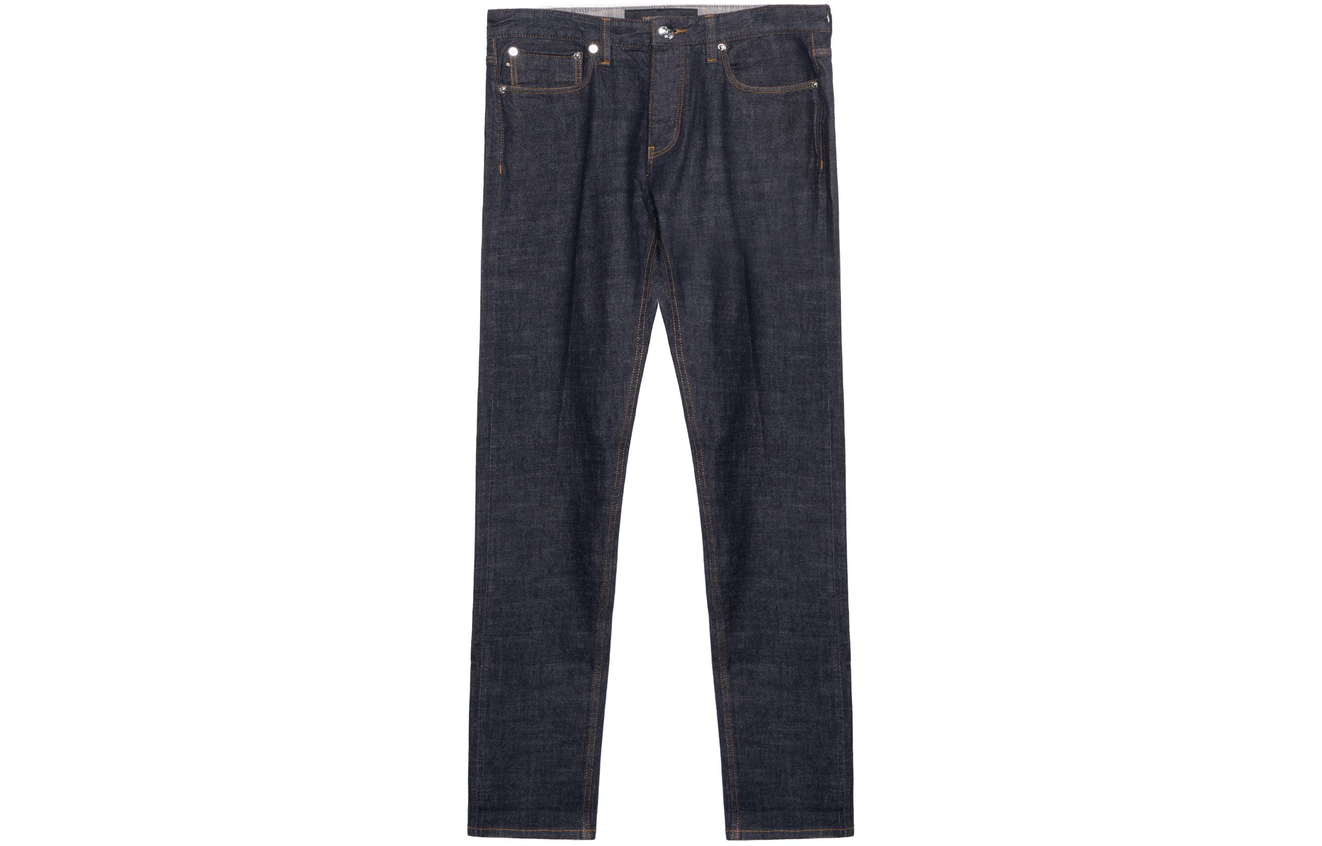 EMPORIO ARMANI Washed Straight-Leg Casual Denim Jeans  Dark Blue SS23 3R1J75-1DPZZ-0941 圖 2
