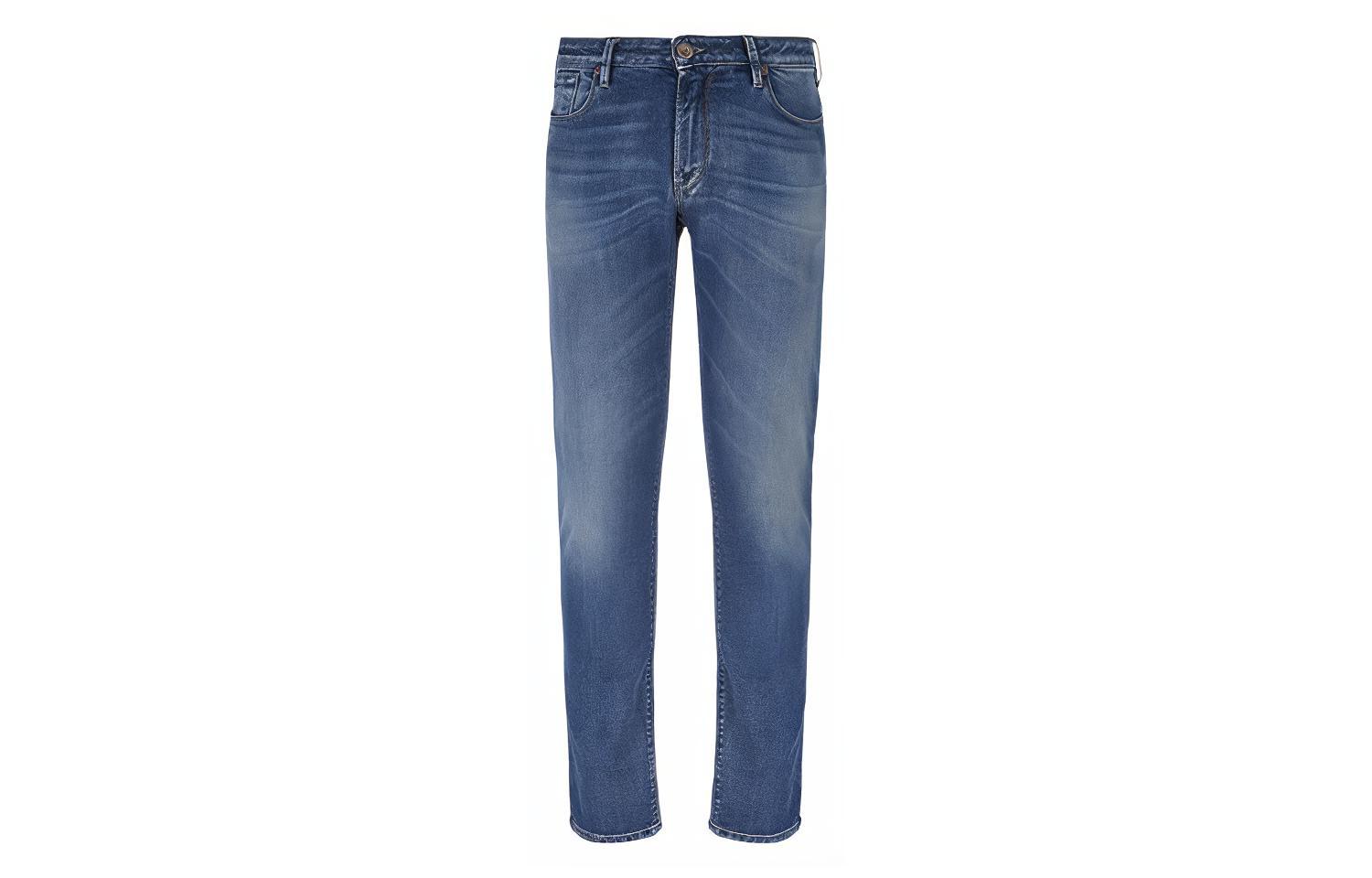 EMPORIO ARMANI Washed Straight Jeans Denim Blue 6H1J06-1DL5Z-0942 圖 2