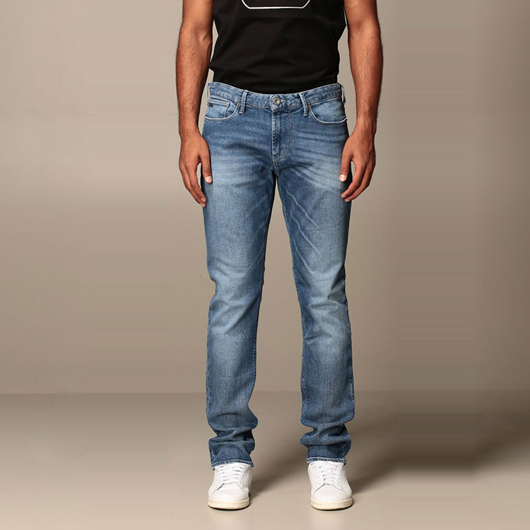 EMPORIO ARMANI Washed Straight Jeans Denim Blue 6H1J06-1DL5Z-0942 圖 3