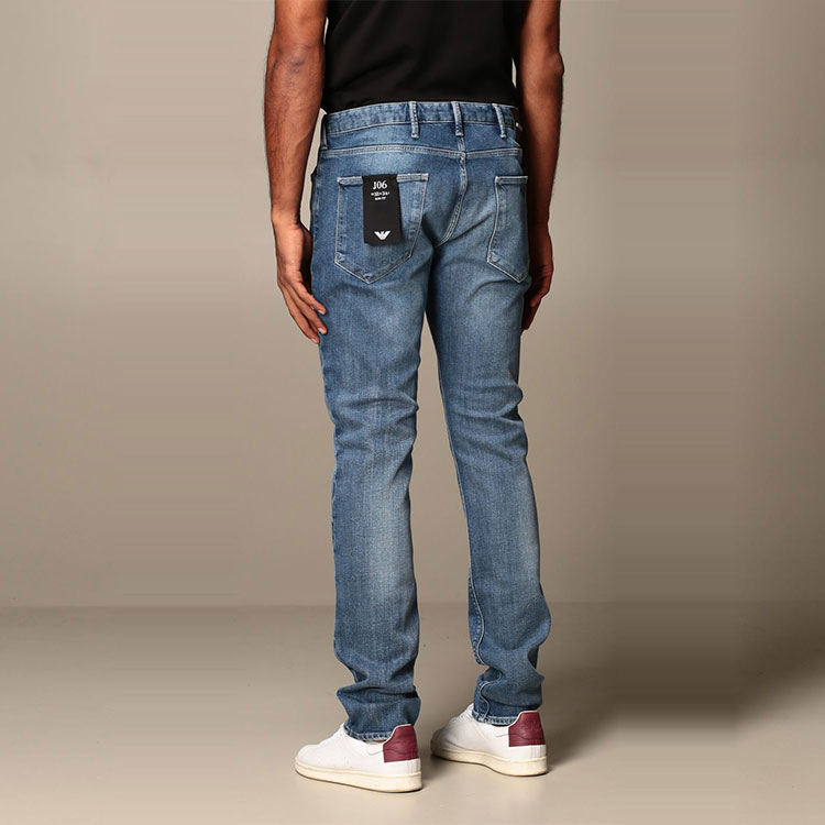 EMPORIO ARMANI Washed Straight Jeans Denim Blue 6H1J06-1DL5Z-0942 圖 4