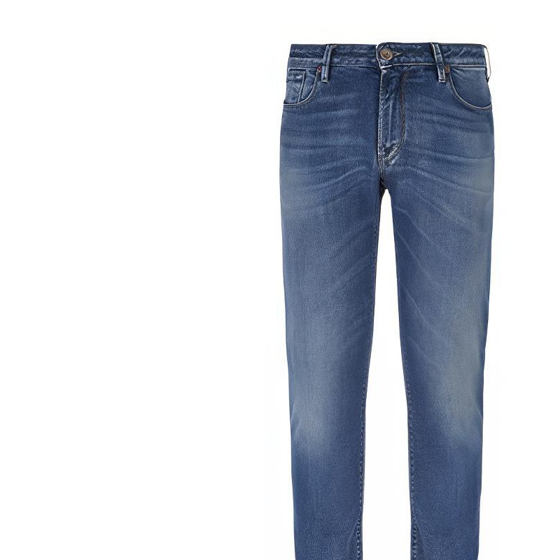 EMPORIO ARMANI Washed Straight Jeans Denim Blue 6H1J06-1DL5Z-0942 圖 6