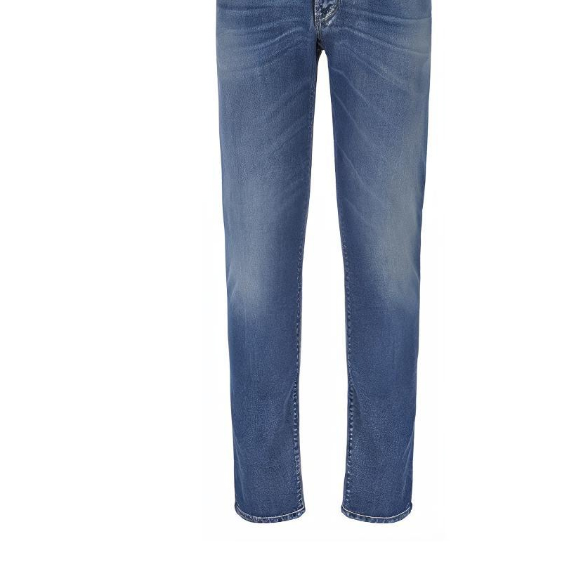 EMPORIO ARMANI Washed Straight Jeans Denim Blue 6H1J06-1DL5Z-0942 圖 7