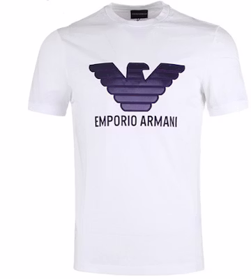 Emporio Armani 白色大Logo印花短袖T恤 3H1T67-1J30Z-0100 Buy Emporio Armani 白色大Logo印花短袖T恤 3H1T67-1J30Z-0100