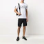 Lookbook Kaos Pendek Emporio Armani Putih Logo Besar. 3HPT81-PJM9Z-1100