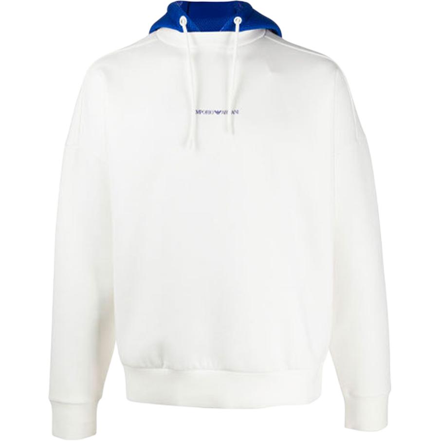 Emporio Armani White Casual Sport Hoodie 3H1M63-1JKRZ-0101