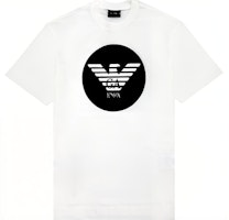 Emporio Armani White Casual T-Shirt with Front Logo. 6H1T73-1JDXZ-0101-S Emporio Armani White Casual T-Shirt with Front Logo. 6H1T73-1JDXZ-0101-S