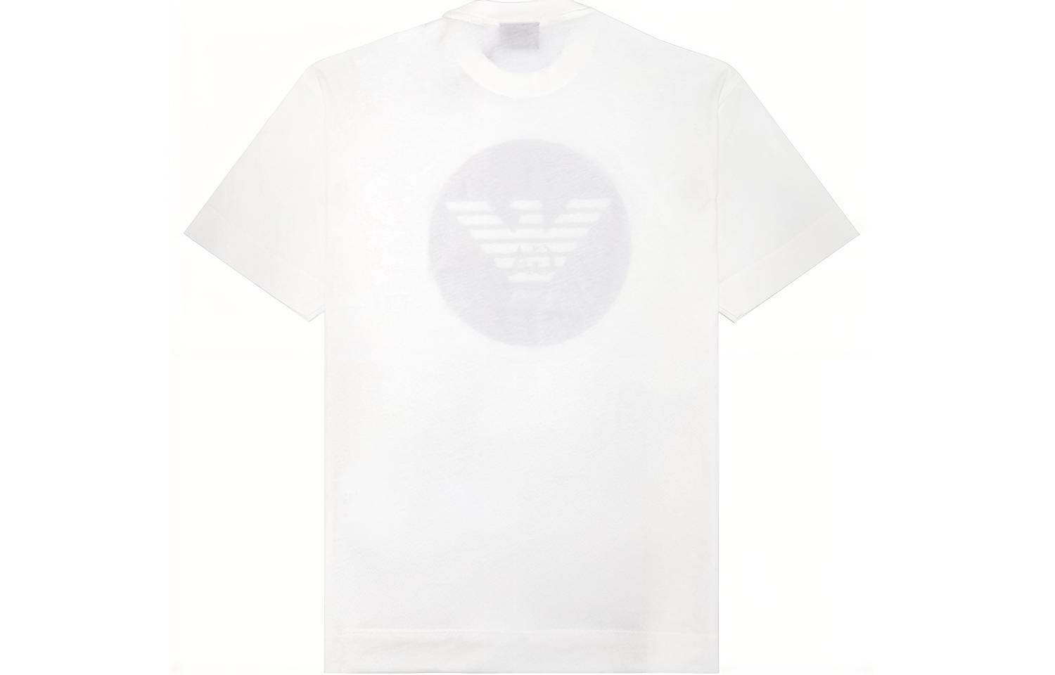 Lookbook エンポリオアルマーニ ホワイト カジュアル Tシャツ フロントロゴ入り 6H1T73-1JDXZ-0101-S