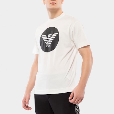 エンポリオアルマーニ ホワイト カジュアル Tシャツ フロントロゴ入り 6H1T73-1JDXZ-0101-S Shop エンポリオアルマーニ ホワイト カジュアル Tシャツ フロントロゴ入り 6H1T73-1JDXZ-0101-S