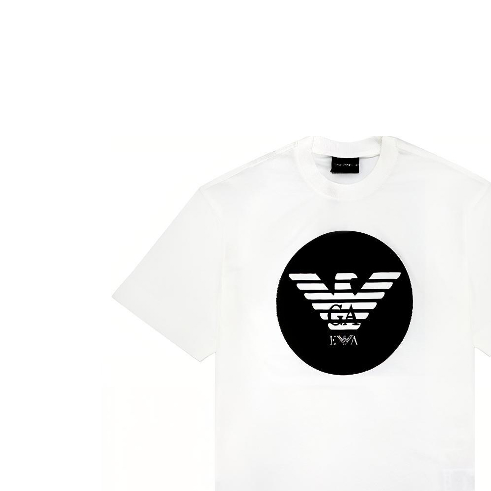 Details for エンポリオアルマーニ ホワイト カジュアル Tシャツ フロントロゴ入り 6H1T73-1JDXZ-0101-S