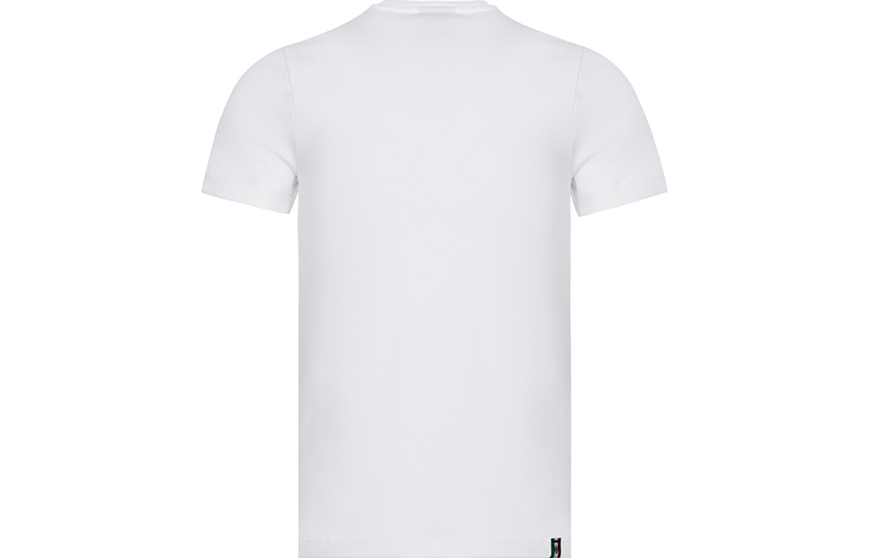 Lookbook エンポリオ アルマーニ ホワイト コットン ロゴ Tシャツ 3Z1T95-1J11Z-0100