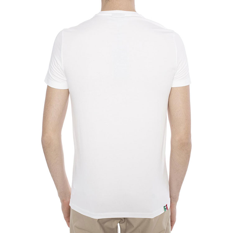 Purchase エンポリオ アルマーニ ホワイト コットン ロゴ Tシャツ 3Z1T95-1J11Z-0100