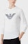Purchase Emporio Armani 白色圖案印花長袖圓領休閒T恤 8N1TN8-1JPZZ-0147