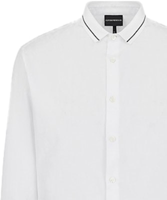 엠포리오 아르마니 화이트 긴팔 싱글 브레스티드 칼라 셔츠 6K1CD2-1NI5Z-F103 Sizing 엠포리오 아르마니 화이트 긴팔 싱글 브레스티드 칼라 셔츠 6K1CD2-1NI5Z-F103