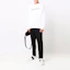 Lookbook Sudadera Blanca Emporio Armani Suelta Cuello Redondo con Estampado de Letras 8N1MR6-1JRIZ-F109