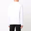 Purchase Sudadera Blanca Emporio Armani Suelta Cuello Redondo con Estampado de Letras 8N1MR6-1JRIZ-F109