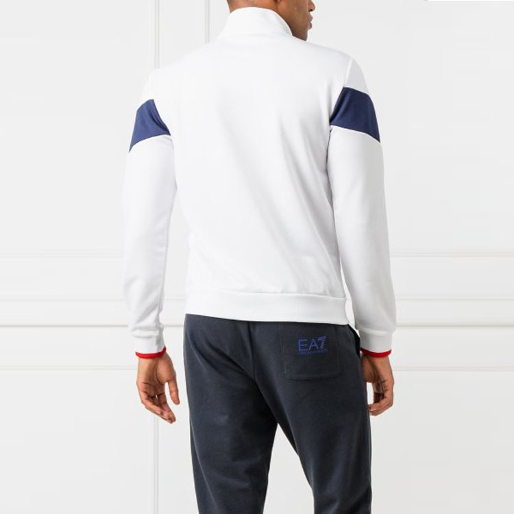 Emporio Armani White Loose High-Neck Sweatshirt 3GPM58-PJV3Z-1100 圖 4