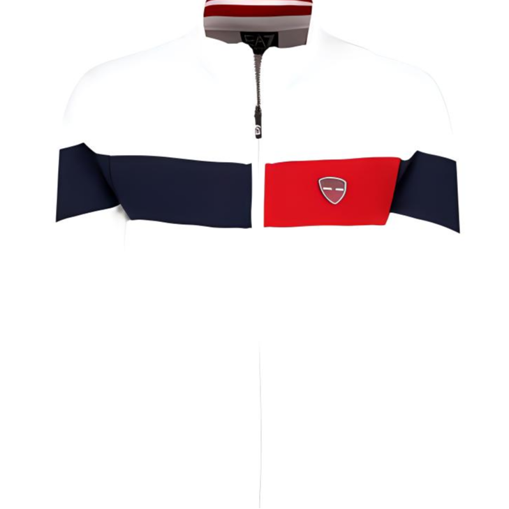 Emporio Armani White Loose High-Neck Sweatshirt 3GPM58-PJV3Z-1100 圖 6