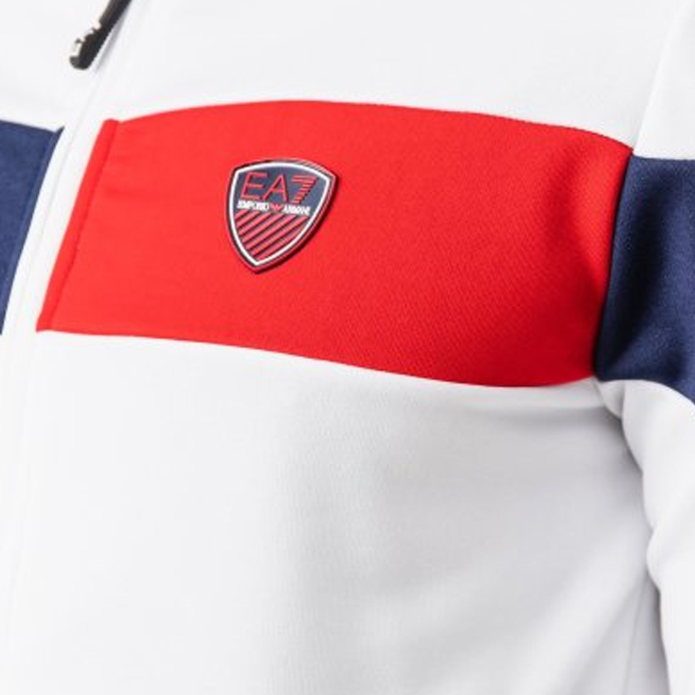 Emporio Armani White Loose High-Neck Sweatshirt 3GPM58-PJV3Z-1100 圖 7