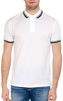 Emporio Armani Baju Polo Putih - Kasual Lengan Pendek Solid 3K1FL8-1JTKZ-0100 Purchase Emporio Armani Baju Polo Putih - Kasual Lengan Pendek Solid 3K1FL8-1JTKZ-0100