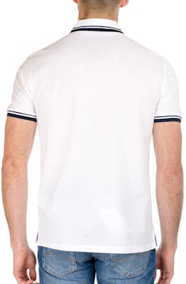 Emporio Armani Baju Polo Putih - Kasual Lengan Pendek Solid 3K1FL8-1JTKZ-0100 Details for Emporio Armani Baju Polo Putih - Kasual Lengan Pendek Solid 3K1FL8-1JTKZ-0100