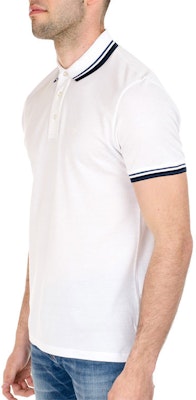 Emporio Armani Baju Polo Putih - Kasual Lengan Pendek Solid 3K1FL8-1JTKZ-0100 Sizing Emporio Armani Baju Polo Putih - Kasual Lengan Pendek Solid 3K1FL8-1JTKZ-0100