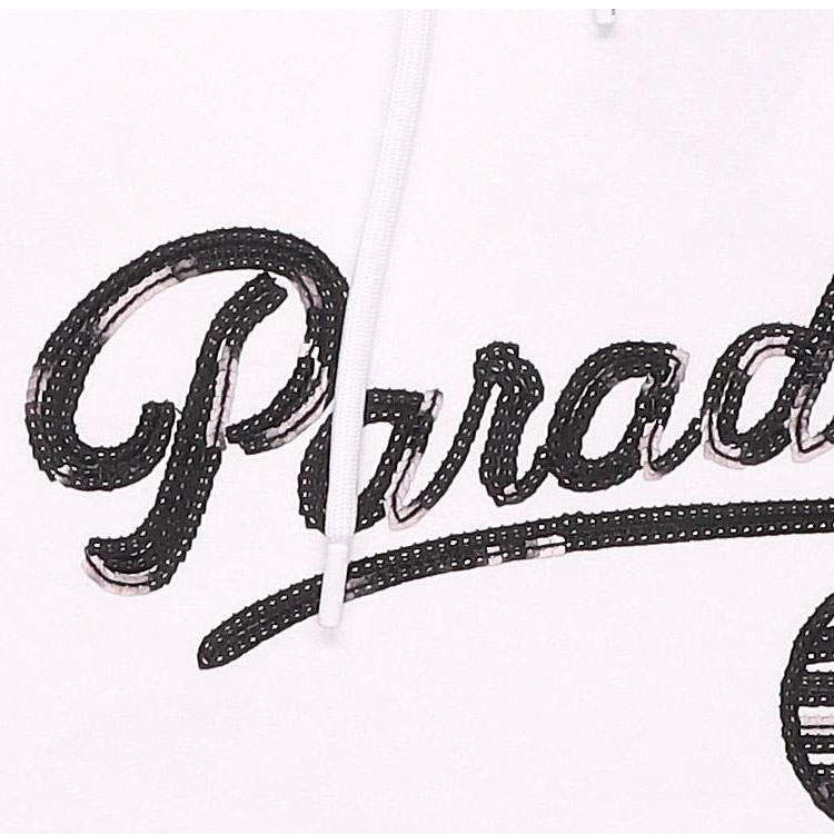 Emporio Armani White Printed Hoodie Long Sleeve Casual Sweatshirt 3R1MBI-1JHSZ-0186 圖 4