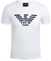 Emporio Armani White T-Shirt with Eagle Logo 8N1T99-1JNQZ-0100 Emporio Armani White T-Shirt with Eagle Logo 8N1T99-1JNQZ-0100