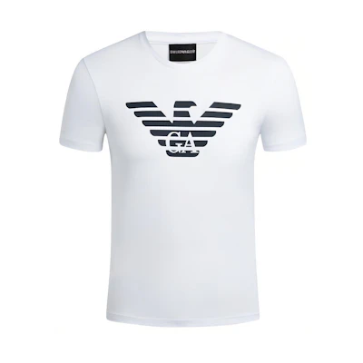 Emporio Armani White T-Shirt with Eagle Logo 8N1T99-1JNQZ-0100