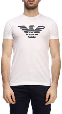 Emporio Armani Kaos Putih dengan Logo Elang 8N1T99-1JNQZ-0100 Shop Emporio Armani Kaos Putih dengan Logo Elang 8N1T99-1JNQZ-0100