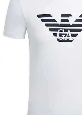 Emporio Armani Kaos Putih dengan Logo Elang 8N1T99-1JNQZ-0100 Sizing Emporio Armani Kaos Putih dengan Logo Elang 8N1T99-1JNQZ-0100